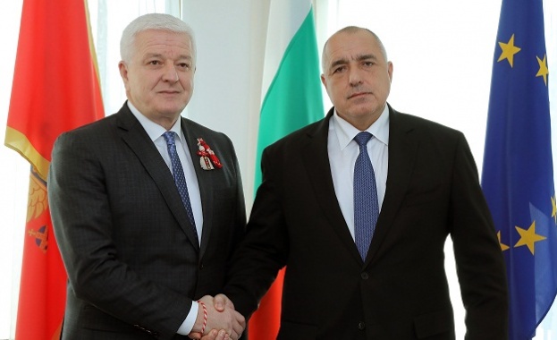 Премиерът Бойко Борисов проведе среща с министър председателя на Черна гора