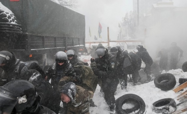 Импровизираният палатков лагер беше създаден миналата година от поддръжници на