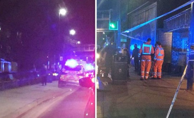 Инцидент в Лондон през нощта Въоръжена полиция пристигна в района