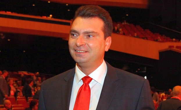 Лидерът на БСП София Калоян Паргов и заместник председателят на