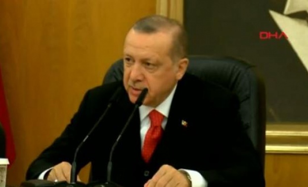 Президентът на Турция Реджеп Тайип Ердоган заяви че по време