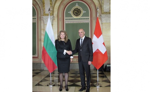 Швейцарският президент и българският вицепрезидент обсъдиха въпроси от двустранен характер