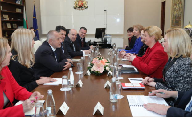 Министър председателят Бойко Борисов се срещна с президента на Хърватия Колинда