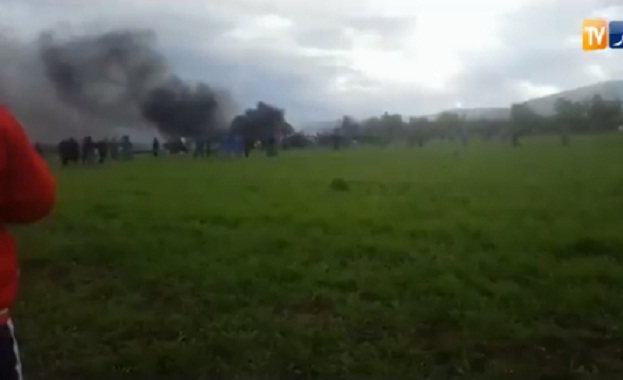 Военно транспортен самолет е паднал в Алжир По първоначална информация