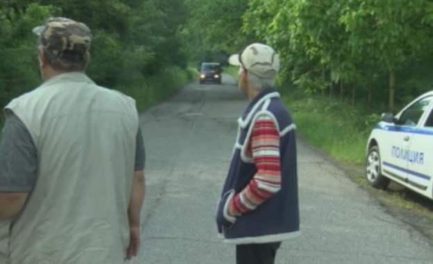 Блокада на път край прохода Хаинбоаз Жители на курортното селище