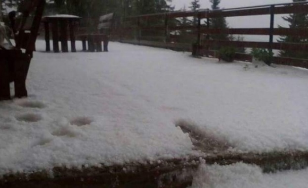 Близо 20 см градушка натрупа в района на хижа Преспа