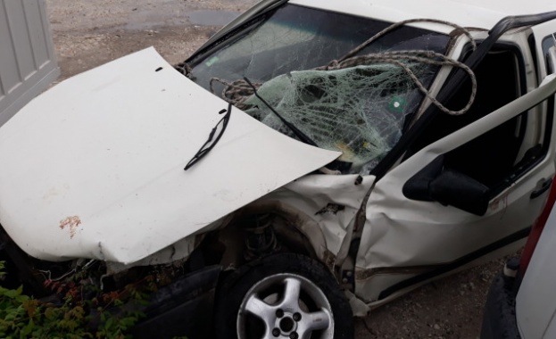 Пиян шофьор предизвика тежка катастрофа на главния път Пловдив