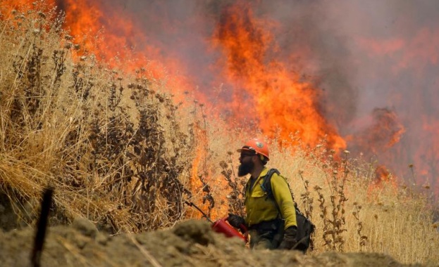 Застрашени са стотици домове а край Сан Франциско се издигат