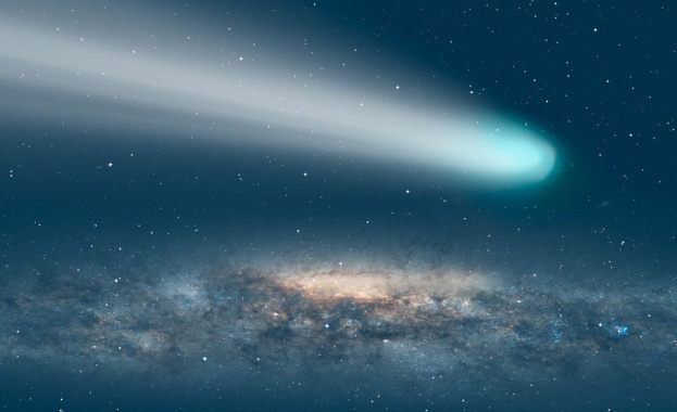 Зелена комета чиято яркост отскоро се увеличи ще може да