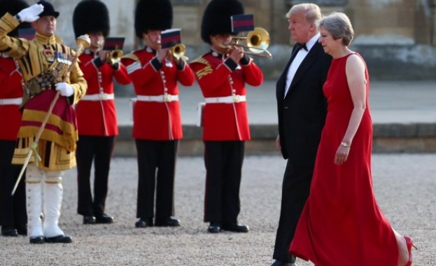 Президентът на САЩ Доналд Тръмп охлади надеждите на британския премиер