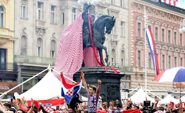 Франция триумфира на московския стадион Лужники на финала на Световното първенство