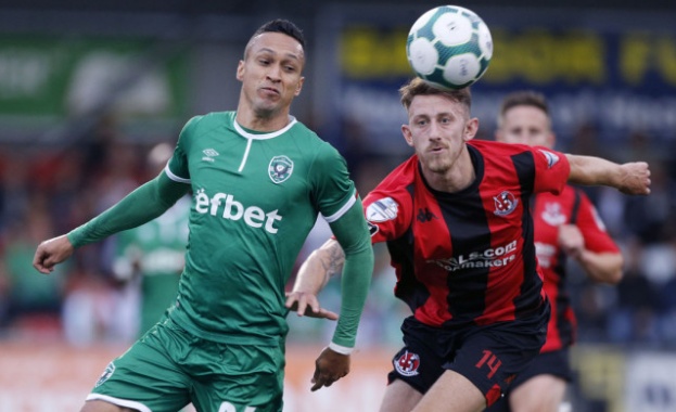 Отборът на Лудогорец спечели гостуването си на северноирландския Крусейдърс в