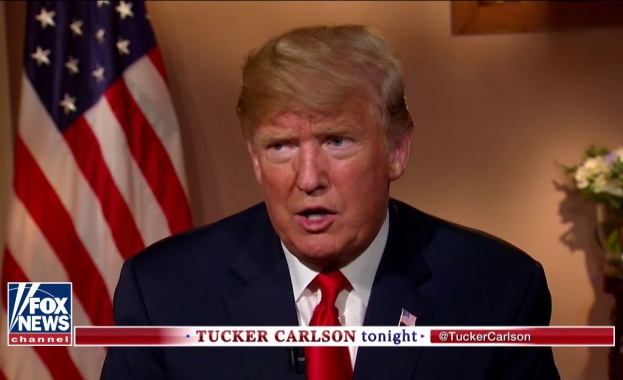 Президентът на САЩ Доналд Тръмп в интервю за Fox News