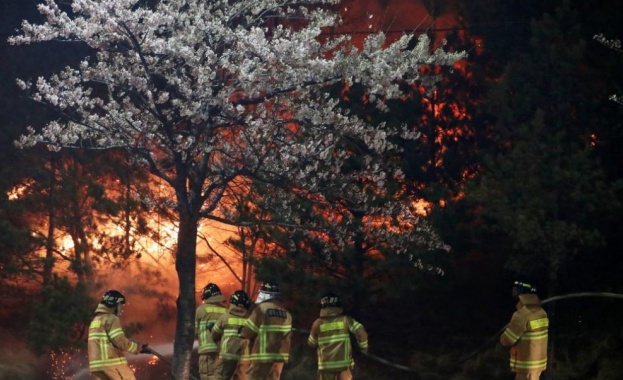 Хиляди пожарникари и войници се борят с горски пожари в