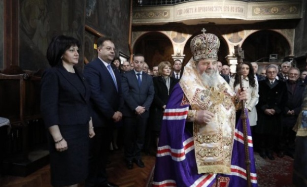 С молебен в Катедрален храм Рождество на Св Богородица във