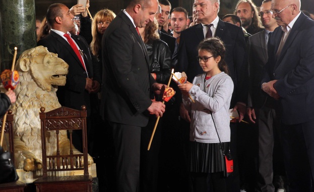 Президентът Румен Радев поздравява православните християни с Възкресение Христово В днешния