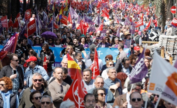 Руските сили за сигурност арестуваха 66 души на първомайските демонстрации