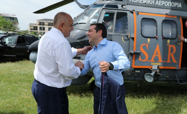 Министър председателят Бойко Борисов посрещна гръцкия си колега Алексис Ципрас в