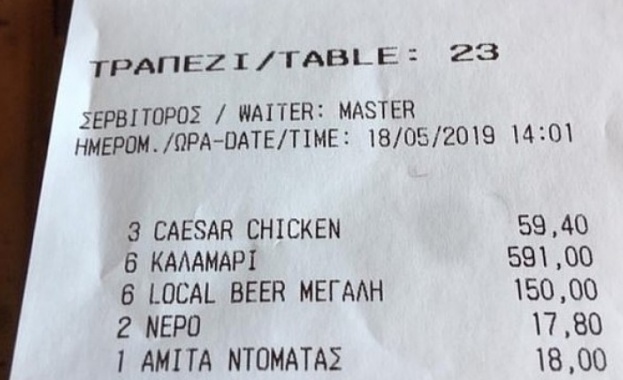 Данъчни погнаха таверна на о Миконос Проверката беше предизвикана от