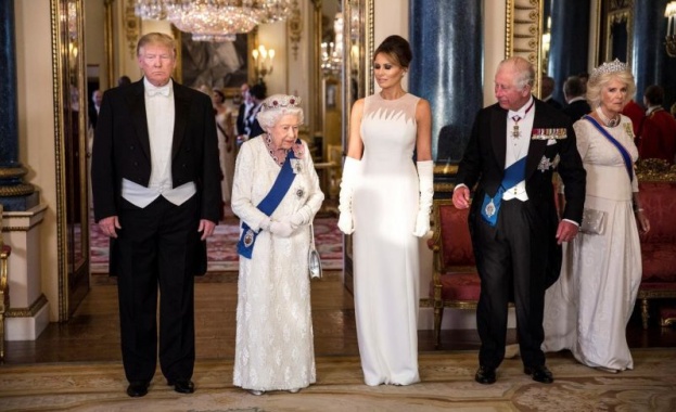 Президентът на САЩ Доналд Тръмп съпругата му Мелания приключиха втория