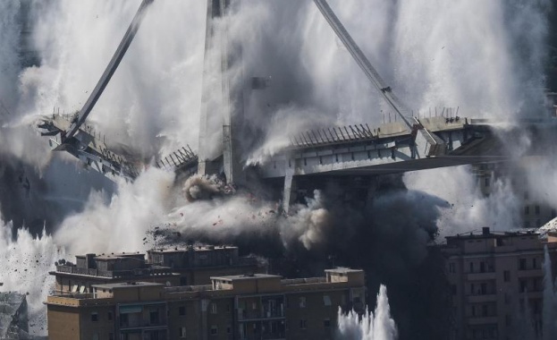 10 месеца след трагедията на моста Моранди край Генуа конструкцията
