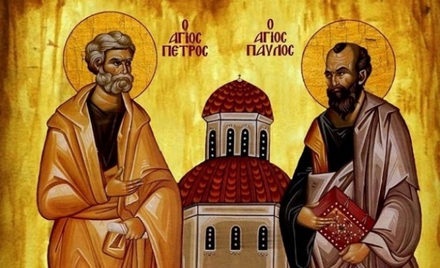 Св славни и прехвални апостоли Петър и Павел Петровден Светите