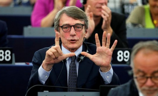 Европейският парламент избра днес с 345 гласа Давид Сасоли социалисти