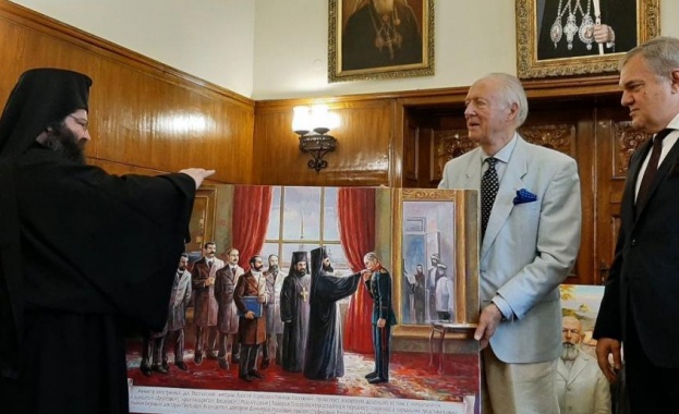 Княз Никита Дмитриевич Лобанов Ростовски направи дарение на Светия синод картина