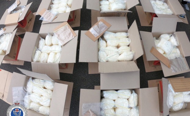 Австралийската полиция случайно залови метамфетамини на стойност 200 млн долара
