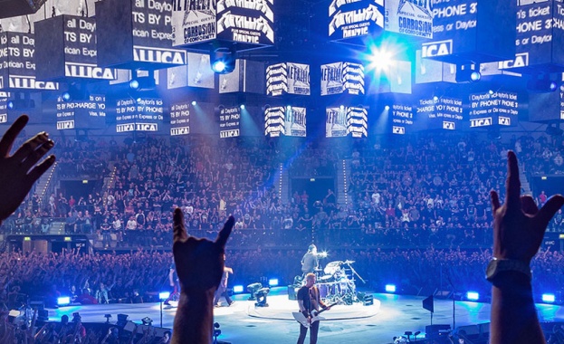 На концерта си на московския стадион Лужники звездите от Metallica
