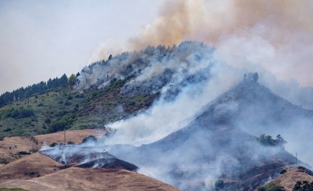 Уникални снимки от Космоса показват мащаба на огромните пожари обхванали