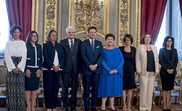 Новото правителство на Италия тържествено положи клетва Кабинетът беше формиран