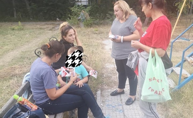 Окосена през август трева която не е събрана изпочупена и