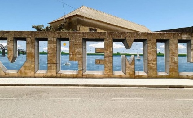 Уличните художници по света често използват фасадите на сгради за