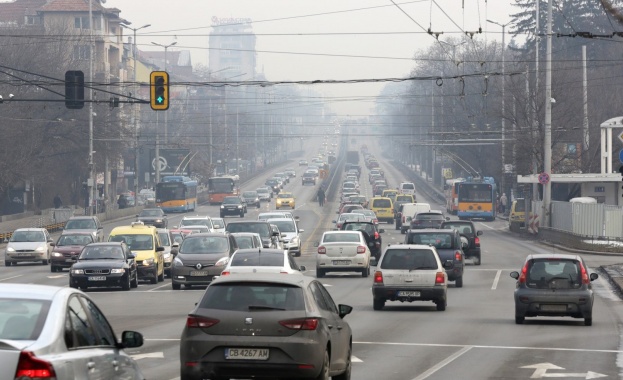 В районите на София с висока концентрация на автомобили замърсяването