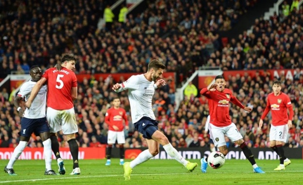 Манчестър Юнайтед и Ливърпул завършиха 1 1 в дербито от 9 я