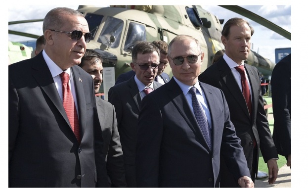 Срещата между руския президент Владимир Путин и турския държавен глава