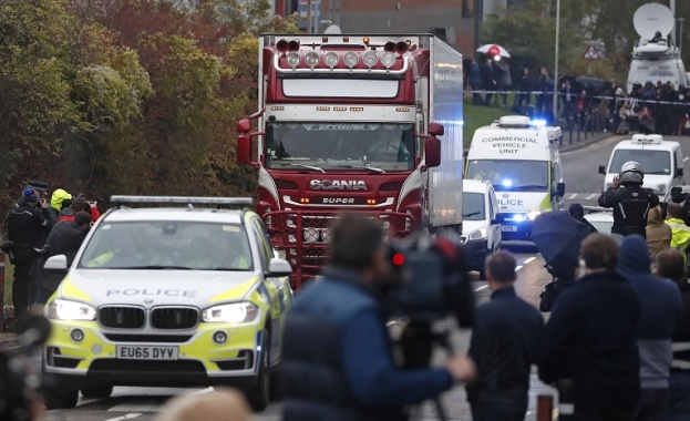 Регистрацията на камиона в който откриха 39 трупа във Великобритания