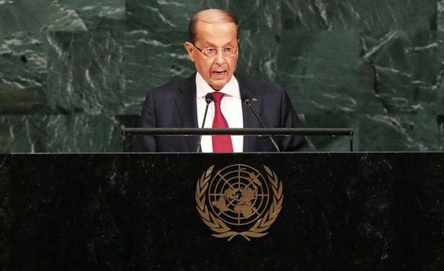 Хиляди участници в митинг подкрепиха днес президента на Ливан Мишел