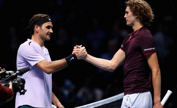 Роджър Федерер и Александър Зверев изнесоха поредното си шоу от