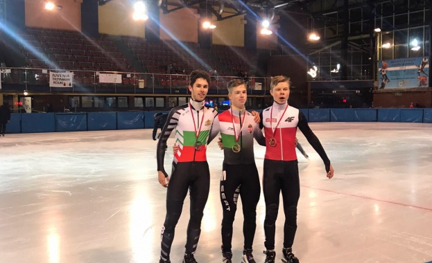 Спортният талант на Еврофутбол Любомир Калчев спечели сребърен медал на