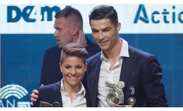 Кристиано Роналдо беше избран за най добър футболист в Серия А