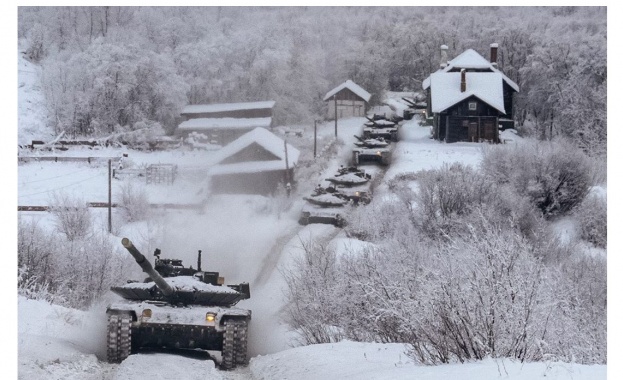 Мотострелковия полк на Северния флот на Русия проведе екстремни тактически