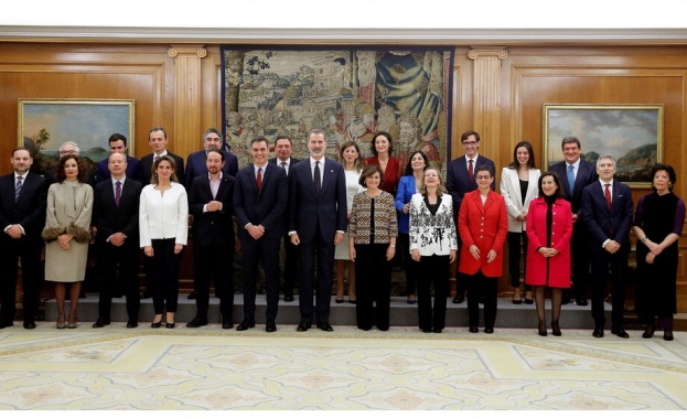 Новото испанско правителство положи днес клетва за встъпване в длъжност