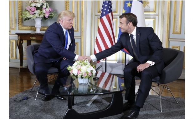 Френският президент Еманюел Макрон заяви че е имал чудесен разговор