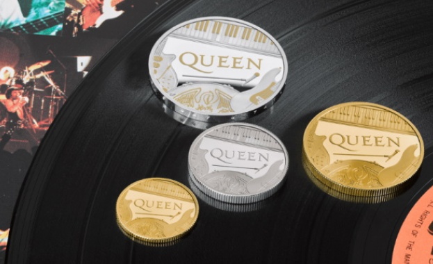 Музикални легенди е нова колекция монети която Британският кралски монетен