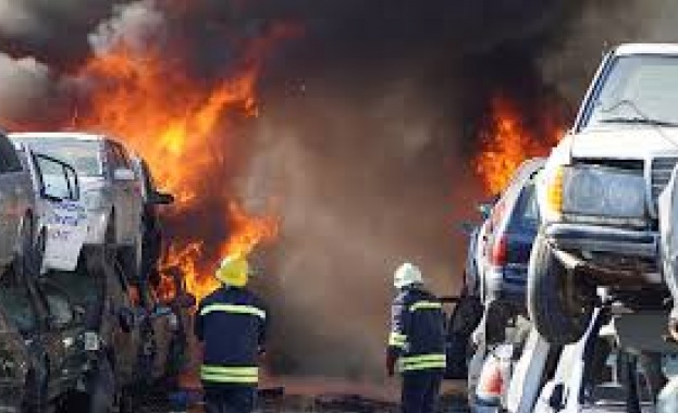 Автоморгата в Хасково която вчера горя вероятно е работила незаконно