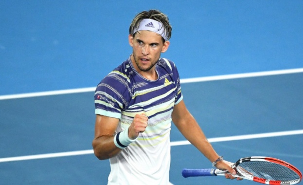 Петият поставен Доминик Тийм за първи път в кариерата си