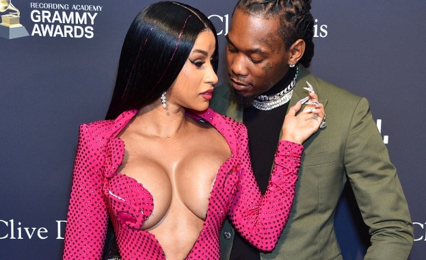 Провокативната певица Карди Би и половинката й Офсет се появиха