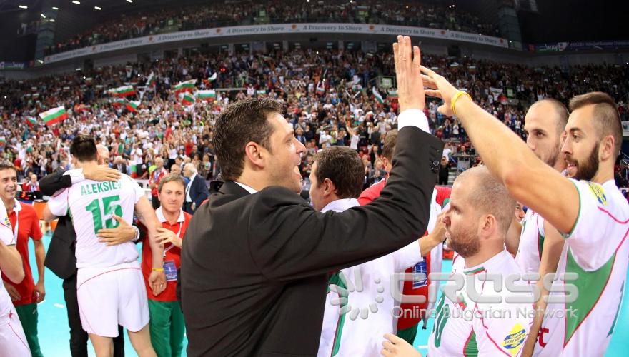 България се класира за полуфинал на Евроволей 2015
Снимки: www.eurovolley2015.net